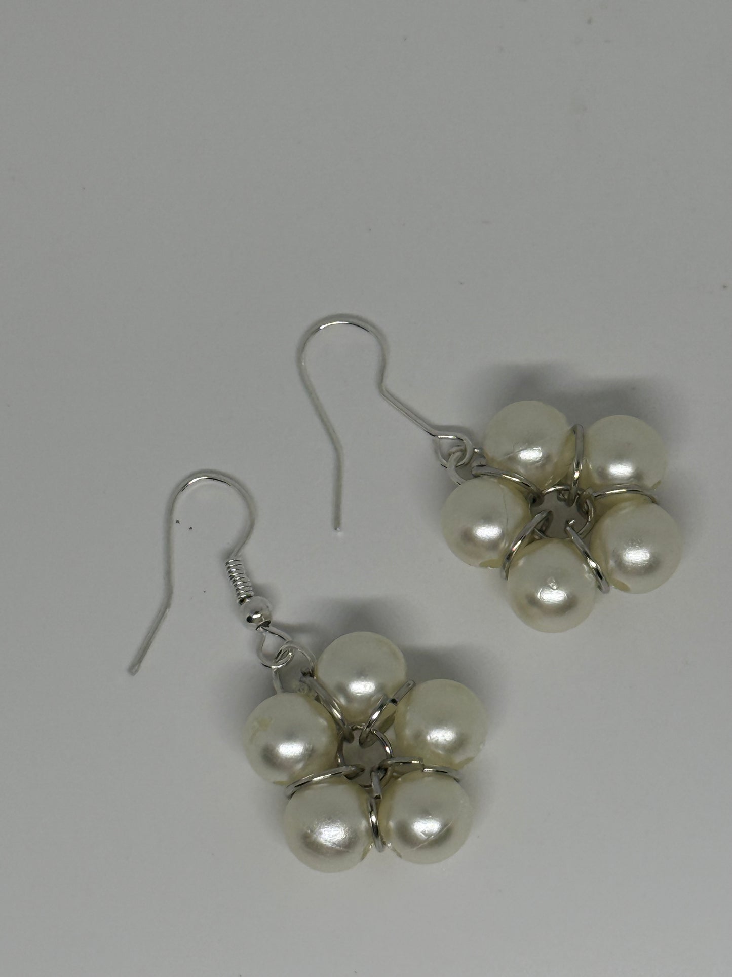 Pearl Cluster Earrings